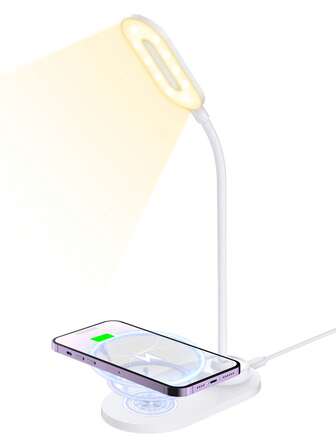 15W Multi-Function Wireless Charging Photography Lighting Adjustable Desk Lamp
