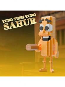 312pcs Cartoon Character Building Blocks Toy, Tralala Tralala, Lili Lala, Boneka Ambarama Character Building Blocks Toy, Gift For Party - Multicolor - View 8