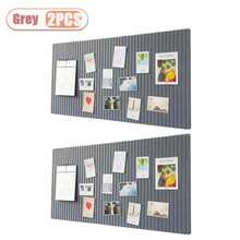 1-4PCS Pegatinas de Pared de Fieltro para Exhibición de Trabajos Escolares Tablero de Anuncios Oficina Pared de Fotos Hogar Sala de Estar Decoración de Pared de Fondo de TV - Amarillo-1PC - Ver 8