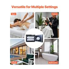 Handtuchwärmer Wärmegerät 23 L für 36 Handtücher mit Clip & Edelstahlgestell & klarem Fenster, Heißhandtuchwärmer für Spa Friseur Massage Salon, Dampfheizfunktion & Reinigungslampe