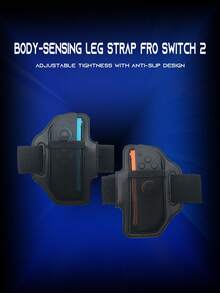 Adjustable Leg Strap For Nintendo Switch 2 Controller, Fitness Ring Adventure Accessory, Full Power - Multicolor - View 1