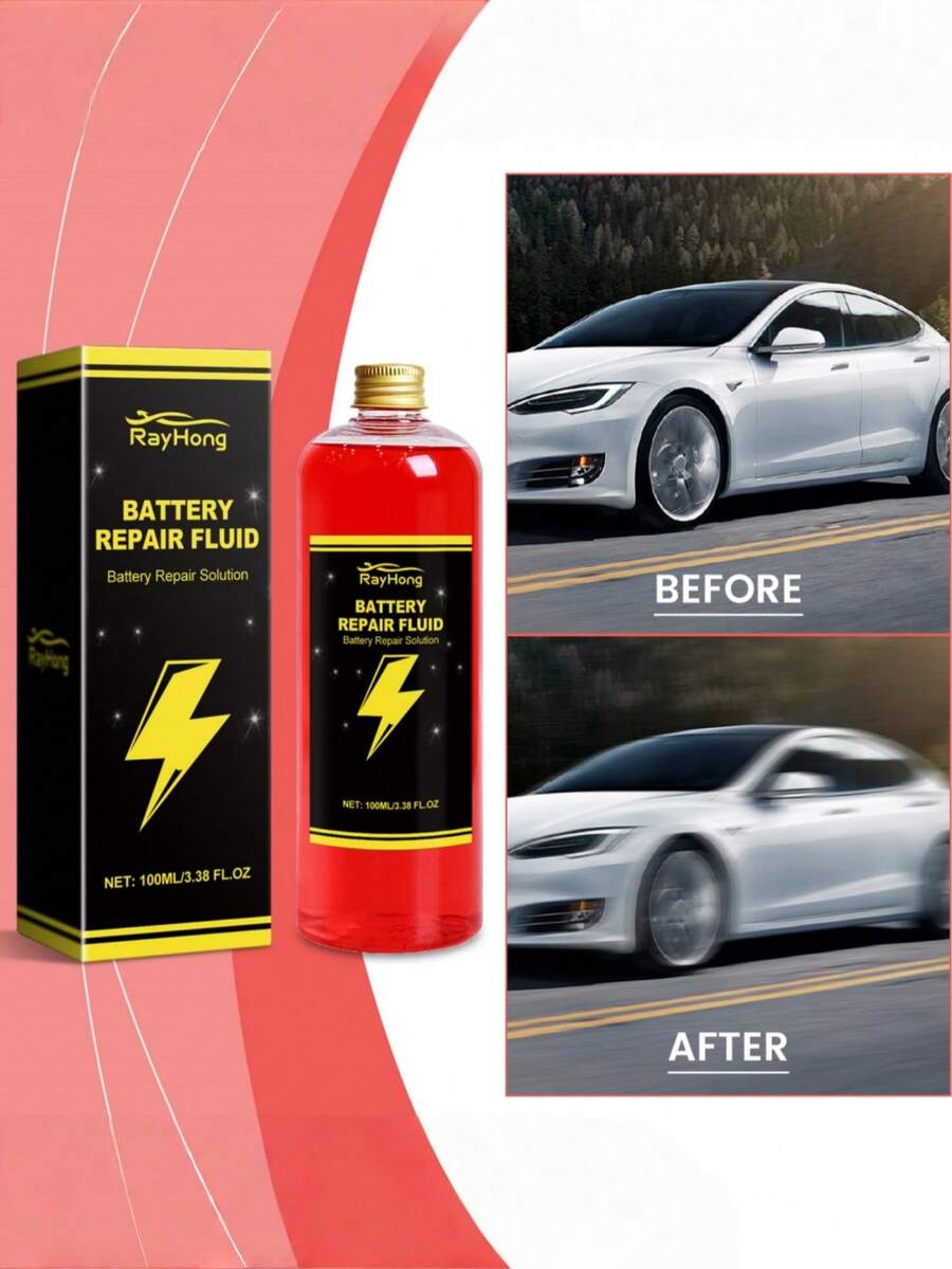 1pc Battery Rejuvenation Liquid - Highly Effective & Long-Lasting, Extends Electric Vehicle Battery Life, Cleans And Enhances Performance