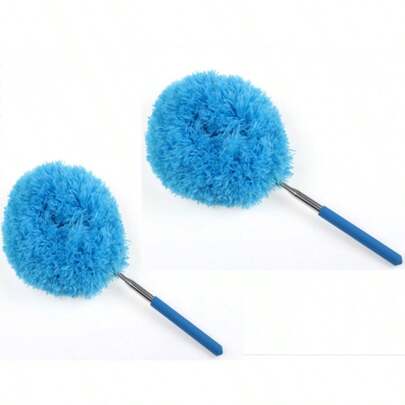 Extendable Feather Duster Household Anti-Static Dust Duster High Place Gap Cleaning Duster
