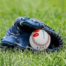 1pc 9-Inch Softball, Professional Training & Match Use, Soft/Hard Finger Grip