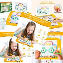 Tablero de Dibujo Magnetico para Niños Tablero de Garabatos Grande con Boligrafos Magneticos Juguete Educativo para Preescolar Juguetes Educativos Montessori para Niños y Niñas de 3 4 5 6 Años Dinosaurio amarilloConveniente y duradero,Los favoritos de los niños - Multicolor - Ver 1