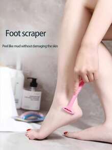 3pcs Foot Callus Remover Tool Set, Professional Foot Care Tool For Removing Dead Skin, Calluses, Cracked Heels, Ideal Gift - Pink - View 4