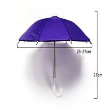 Soporte ajustable universal para teléfono con soporte de paraguas en miniatura - Visera solar para teléfono inteligente para exteriores - Visera solar portátil para teléfono, paraguas montado en el automóvil - Fácil de combinar, adecuado para uso en vacaciones al aire libre - Multicolor - Ver 15