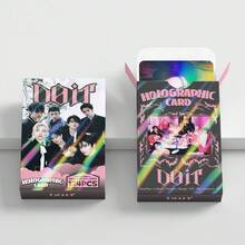 124pcs Holographic Cards STRA YKIDS New Album DOIT Shiny Sticker Photo Cards Double-Sided LOMO - Multicolor - View 3