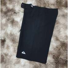Quiksilver Men's Bermuda Shorts With Back Pocket, Basic Premium Summer, Casual, Pool, Beach - 黑色 - 查看 2