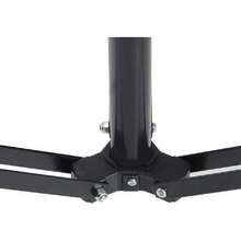 PRO 110/160/210cm 重型弹簧式摄影棚灯架，带 1/4” 螺丝和 5/8 螺柱，适用于视频照明、人像和摄影（1 件装） - 黑色 - 查看 3