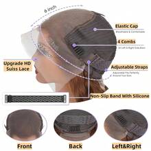 KGIFH 36 Inch Drawstring 360 Lace Wig Human Hair Invisi Strap 250 Density 99J Burgundy Body Wave 13x6 HD Lace Front Wigs Human Hair Pre Plucked Human Hair Lace Wig Glueless Chocolate Brown 13x4 Body Wave Frontal Wigs Human Hair For Women With Baby Hair 99J Color - S4 - Xem 6