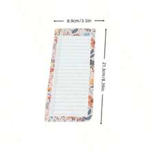 50 Sheets Magnetic Notepad, Detachable Magnetic Notebook, With Magnetic Pen Holder, Suitable For Refrigerator (Pen Not Included). Great For Back To School, Winter, Thanksgiving, Christmas, Saudi National Day, Birthday, Holiday Gifts For Friends And Adults. - Multicolor - View 9