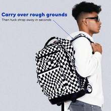 J World York Posy - Mochila de 3 piezas con bolsa y bolsa(50.8 cm (20 pulgadas9 Tweed vívido) - Multicolor - Ver 8