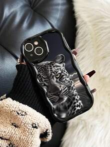 Cartoon Tiger & Leopard Muster, süßer Bär Muster, cremefarbenes & welliges Muster, weiches Schutzhandy-Gehäuse kompatibel mit iPhone 17/17 Pro Max, 16/16 Pro/16 Pro Max, 15, XR, 7P/8P, P12 Pro Max, P13 Pro Max, P14 Pro Max, P13, P14, P11, P12, P14, XS/S/XS Max/7/8, modisch & dick - Verschiedenfarbig - Übersicht 3
