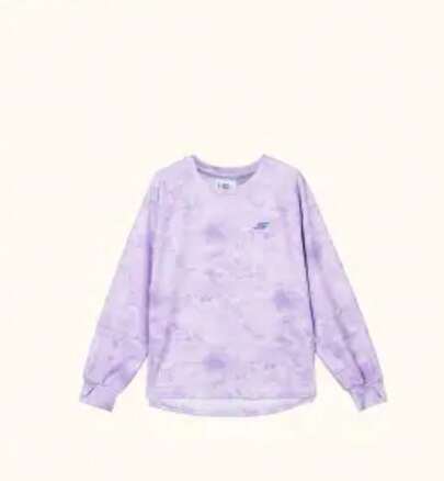 Skechers Girls' Casual Sports Round Neck Long Sleeve Sweatshirt