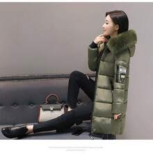 Women Sports Down Coats - Army Green - View 3