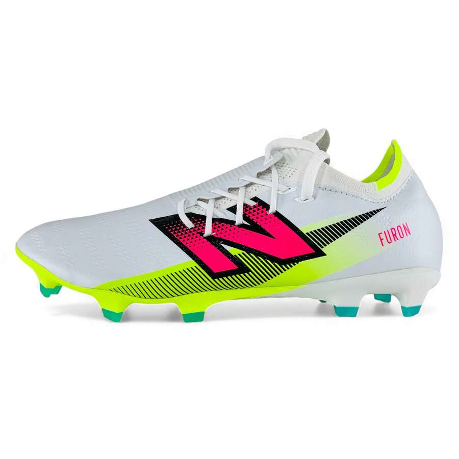 New Balance Furon Pro FG V7+ United In FuelCell Pack Men's Soccer Cleats SF1FH75 - 白色 - 查看 1