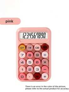 Dopamine Color Calculator High Value Multifunctional Calculator Flexible Key Office Special, Crisp Rebound, Tapping Like A Note, Non-Slip Silicone, Steady Accompanying. - Single Piece - View 6