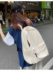 This Fashionable Multi-Functional Men's Laptop Backpack Includes A Laptop Compartment, Laptop Messenger Bag, Laptop Backpack, And Accessory Storage Box. It Comes In Various Colors, Making It A Large-Capacity Solid Color Backpack Suitable For Female College Students, As Well As A Simple And Stylish Solid Color Backpack Suitable For Men.