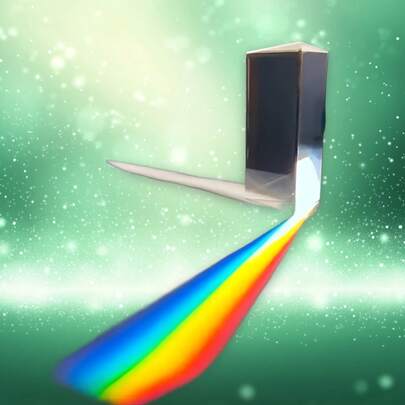 "Poetry Capturing Light" Creative Photography And Scientific Prism| Your Personal Light And Shadow Artist: Adds Romantic Spectrums And Light Spots To Portrait, Still Life, And Landscape Photography To Enhance The Atmosphere Of Your Works. Used For Light And Shadow Art Installations, Creative Shooting, Or As Unique Design Ornaments