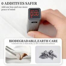 60pcs 3-Ply Soft Cotton Disposable Face Towels, Dual-Layer Thick, Wet & Dry Use, 1 Pack - Patterned - View 4