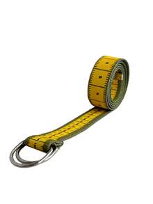 Retractable Ruler Belt, Double-Sided Printed Measuring Tape Belt, Original Design Metric Scale Tool Soft Tape, Multifunctional Soft Ruler Alloy Double Ring Buckle Fashionable Belt - Multicolor - View 4