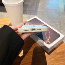 Starfish Seashell Pattern Phone Case Compatible With  17  16 Pro Max  15 Pro Max  13 And  12 Made Of TPU Material Providing Shock And Drop Protection With A Delicate And Skin-Friendly Feel And An Exquisite And Elegant Appearance Making It A Perfect Gift For Family Friends Loved Ones And Boyfriends/Girlfriends - White - View 5