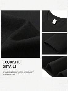 Arte -  camiseta esencial - Negro - Ver 3