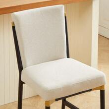 Dining Chairs - Beige + Fabric-5 - View 8