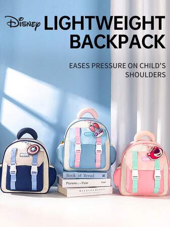 Disney Nursery School Bag Lightweight And Breathable Backpack Cartoon-Printed Cute Large Capacity Rucksack