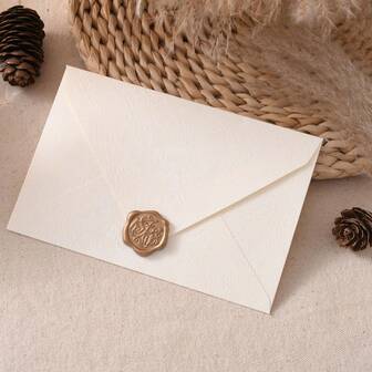 10/20/50/100pcs White Woodgrain Envelopes, Suitable For Wedding Invitations, Love Letters, Thanksgiving, Christmas Greetings