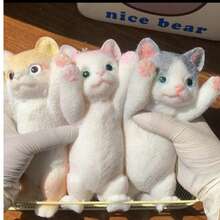 可爱兔子慢回弹玩具，逼真设计，超柔软触感，慢回弹，随机包装及配件 - 彩色 - 查看 2