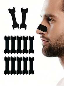 50-Pack Anti-Snoring Nose Strips. These Nose Strips Are Designed To Relieve Nose Congestion During Sleep, Breathing Difficulties, Or Exercise. Suitable For Both Men And Women, They Are Ideal For Sleep, Sports, And Everyday Use. - Multicolor - View 3