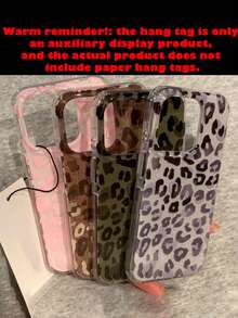 Luxury Creative Splash Ink Leopard Print Soft Phone Case, Compatible With 17 Pro Max, 17 Pro, 16, 12 Pro Max, 14, 15 Pro, 13 Pro Max, 14, 15, 16 Plus, 17, 15, 16, 11, Retro Fashion Shock-Resistant Frame Back Cover, Gift Choice.