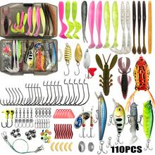 DaBen Fishing Lures Kit 30/83/133/110/139/302pcs/Set For Topwater Bait Rigs Tackle Kit For Bass Trout Salmon Fishing Accessories Far Throw Lure Set