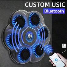 Bluetooth Music Boxing Machine, Interactive Boxing Trainer With Punching Gloves, Wall-Mounted Smart Boxing Equipment For Adults