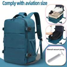 Vacuum Compression Backpack, Men's Large Capacity Multi-Function Backpack, Outdoor Travel Storage Bag, Vacuum Business Travel Bag Travel Bags Holiday - Multicolor - View 2