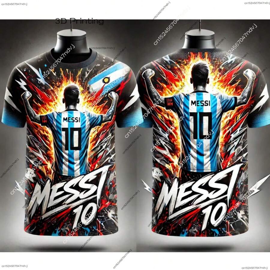 2025 Nueva camiseta de fútbol argentino Camiseta transpirable de fútbol de verano Boy Kit de camiseta especial adecuado para deportes al aire libre - Kit2 - Ver 1