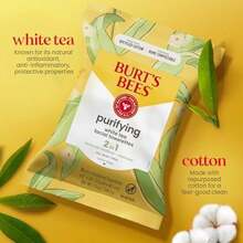 Burts Bees Facial cleansing towelettes sensitive(White Tea Extract 30 Unidad (Paquete de 3)) - Multicolor - Ver 3