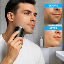 Experience The Compact And Portable Shaver With Intelligent Design And One Click Activation, Bid Farewell To Troubles, And Enhance Your Charm And Confidence! - Black - View 6