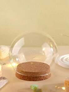 1pc Eternal Flower Glass Dome, Transparent Glass Cover Specifically For Tulips - Multicolor - View 6