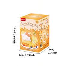 Miniso 三丽鸥美乐蒂/酷洛米/肉桂狗/凯蒂猫快乐烘焙系列盲盒 - 角色烘焙设计，甜点装饰细节还原，桌面摆件/收藏玩具，日常使用，生日礼物，PVC材质（随机1个） - 彩色 - 查看 9