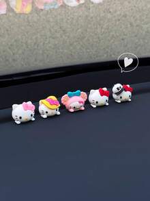 SANRIO Hello Kitty Car Interior Accessories, Car Center Console, Doll Display Screen, Lying Decorations - 彩色 - 查看 3