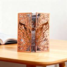 创意蝴蝶贺卡金属切割模具，DIY剪贴簿相册和压花模板，贺卡制作工具，卡片纸切割工艺品，礼品卡制作模板模切件 - 銀色 - 查看 5