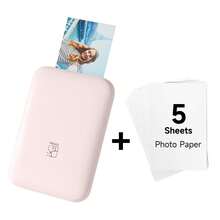 HPRT MT53 便携式高清照片打印机 - 即时无线打印 - ZINK 技术，色彩鲜艳，便于携带