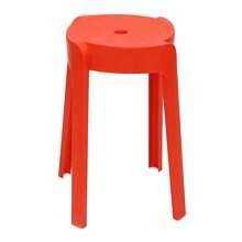 10 Pack Plastic Stackable Stools, 18" Plastic Round Stools, 10Pcs Stackable Colorful Stools - Multicolor - View 11