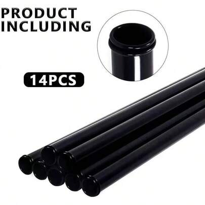 Club Tubes, 14 - Piece Set, Bag Divider Organizer With Putter Holder Clip, Plastic Protector Sleeves