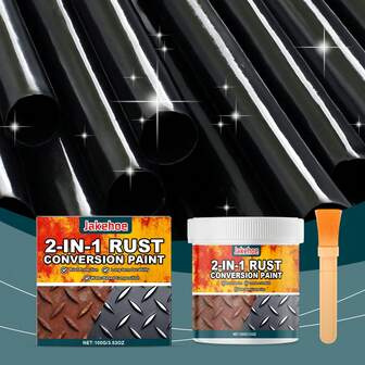 2-In-1 Rust Remover & Metal Primer, Water-Based Metal Cleaner, Waterproof, Rust-Resistant, Corrosion-Resistant Primer