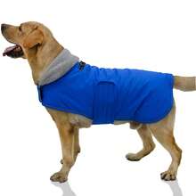 Winter Dog Coat With Hook And Loop Fasteners, Windproof Snow Jacket, Reflective Cold Weather Pet Vest For Small, Medium, And Large Dogs - Black - View 12