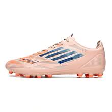 男士足球鞋，低帮足球钉鞋，户外草地训练鞋，室内五人制足球训练鞋，男女专业场地适用 - 橘色 - 查看 6